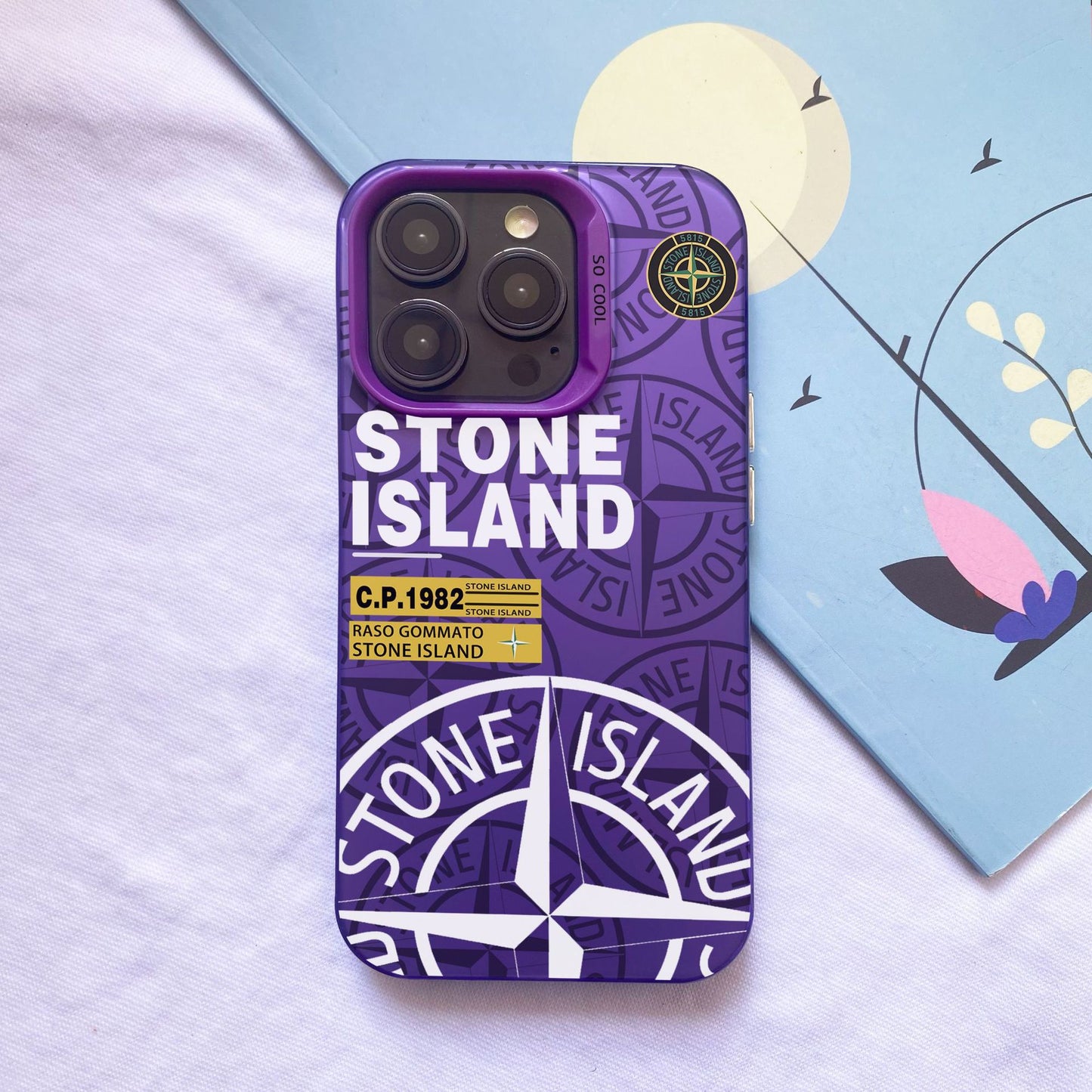 Pouzdro na mobilní telefon - styl Apple - Stone Island