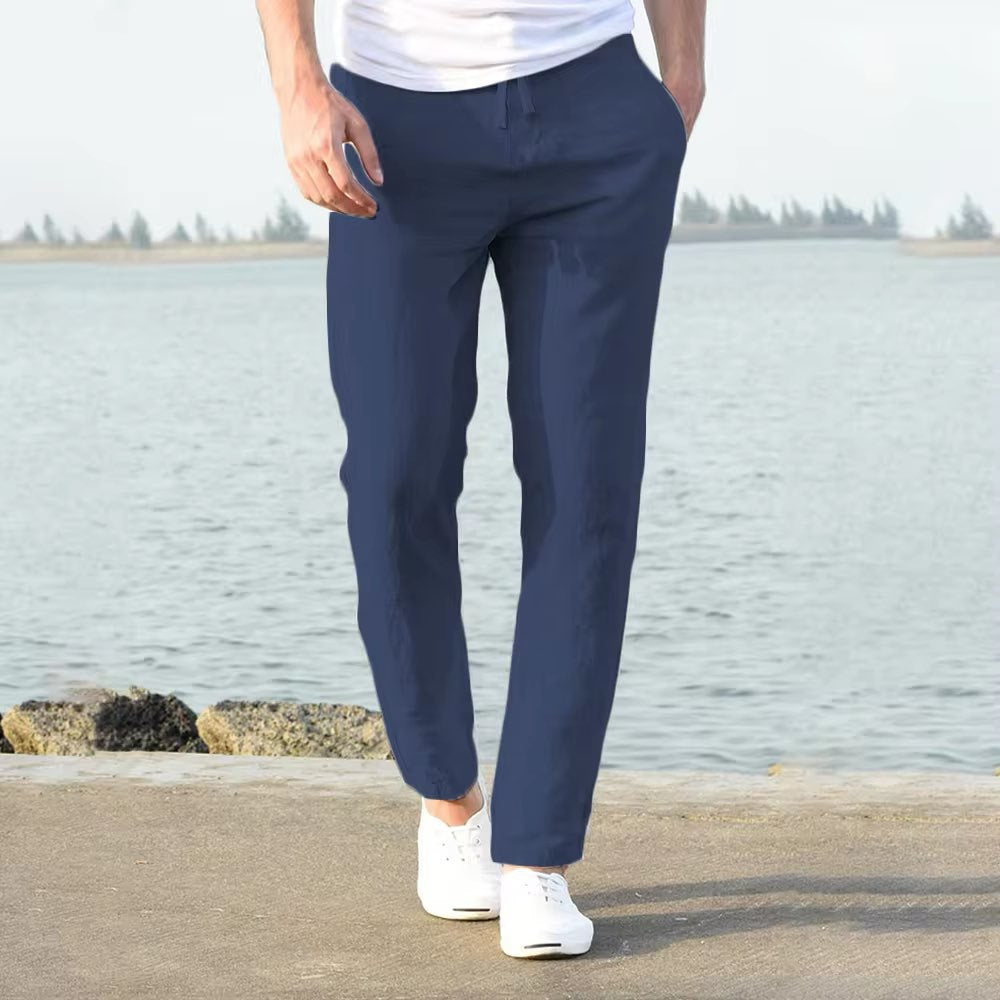Men's trend straight long pants, Men Clothes