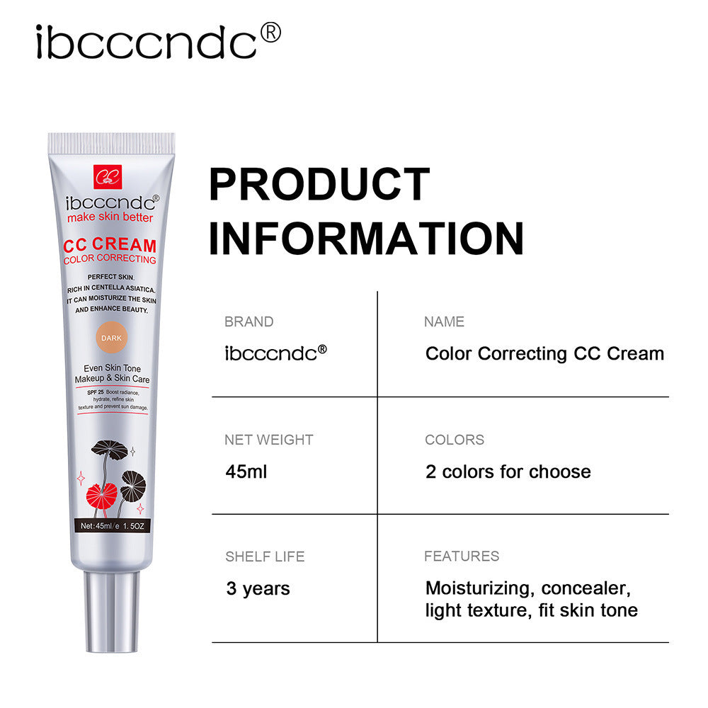 Hydratační korekční CC krém, voděodolný, proti pocení, make-up před korektorem, dlouhotrvající make-up pro ženy, ochrana pleti, značka Erborian