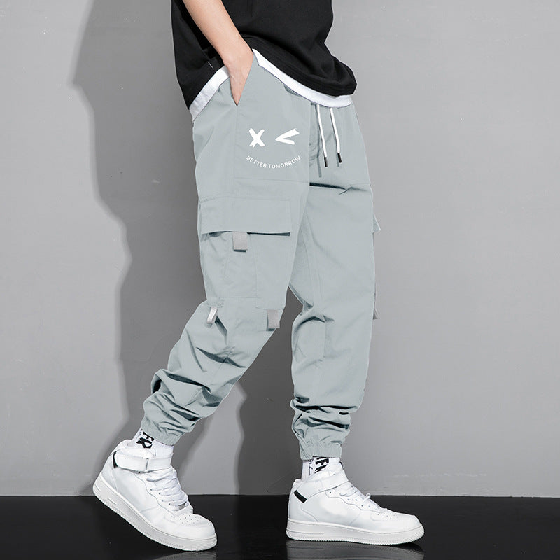 Loose-fitting casual work pants