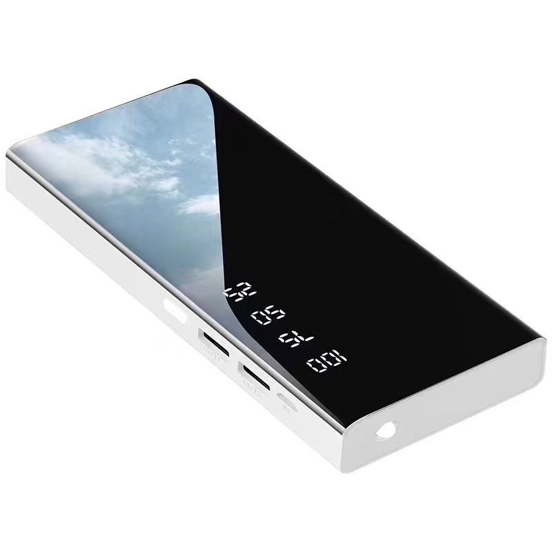 Přenosná externí powerbanka 20 000 mAh s LCD displejem