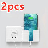 Stojan na nabíjení mobilního telefonu, samolepicí úložný box bez děrování