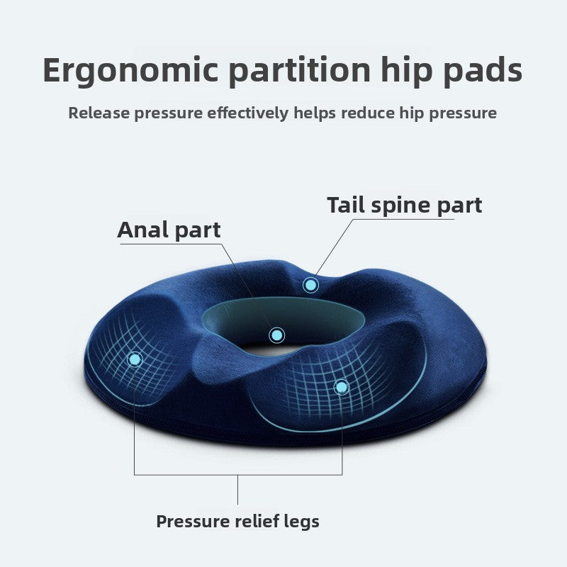 Sleep Cushion Office Sedentary Chair Cushion Memory Foam Chair Cushion Car Anti-Butt Pain Butt Cushion Breathable