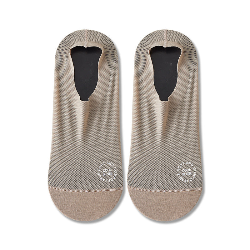 Boat socks Men's summer ice silk cool men's invisible socks