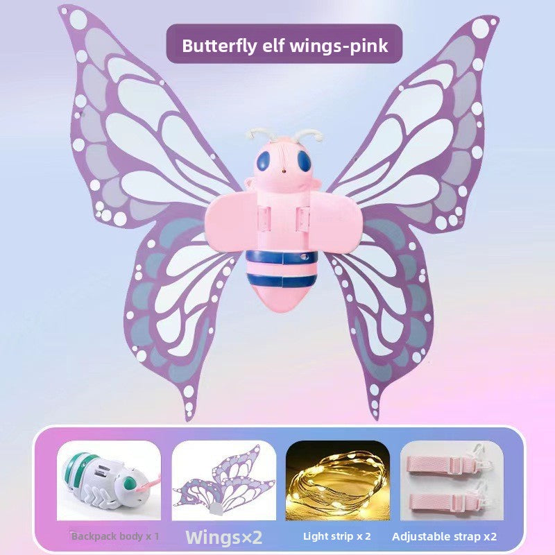 Children's Electric Luminous Moving Wings