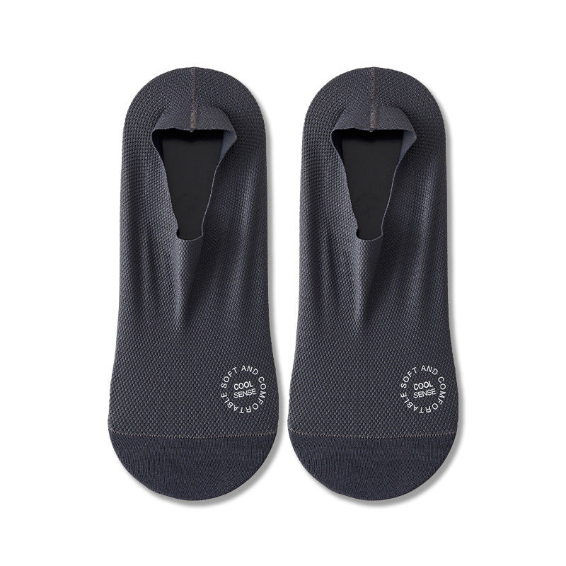 Boat socks Men's summer ice silk cool men's invisible socks