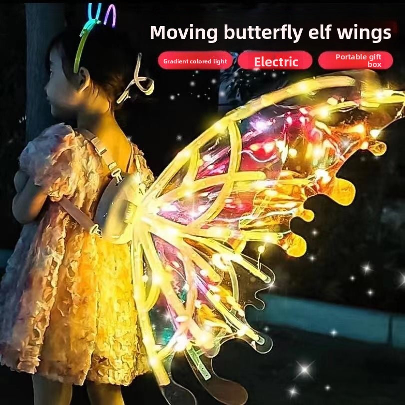 Children's Electric Luminous Moving Wings