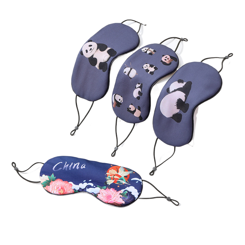 Adjustable size ice silk cool sleep eye mask