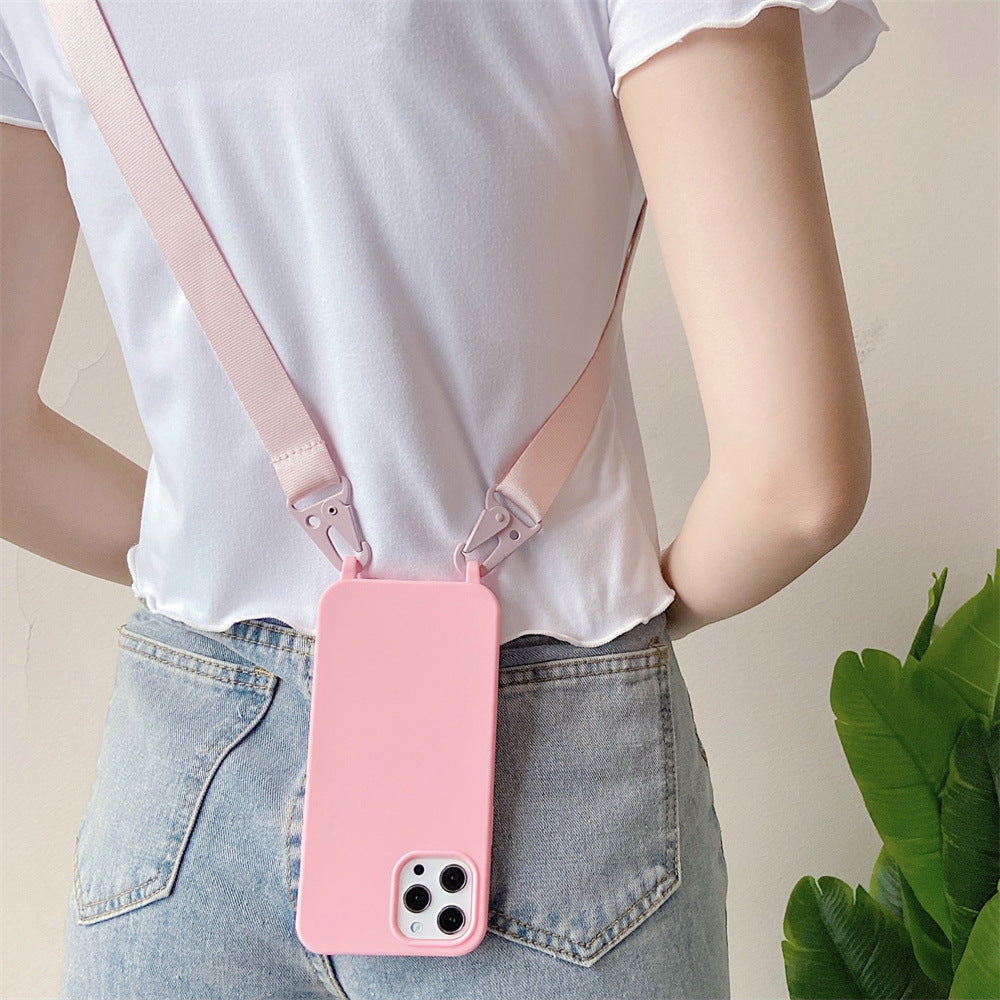 Silicone Crossbody Phone Case iphone 17