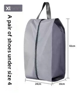 Hand-held travel, sports and fitness shoe bags