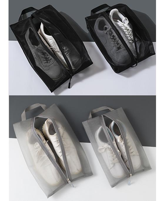 Hand-held travel, sports and fitness shoe bags
