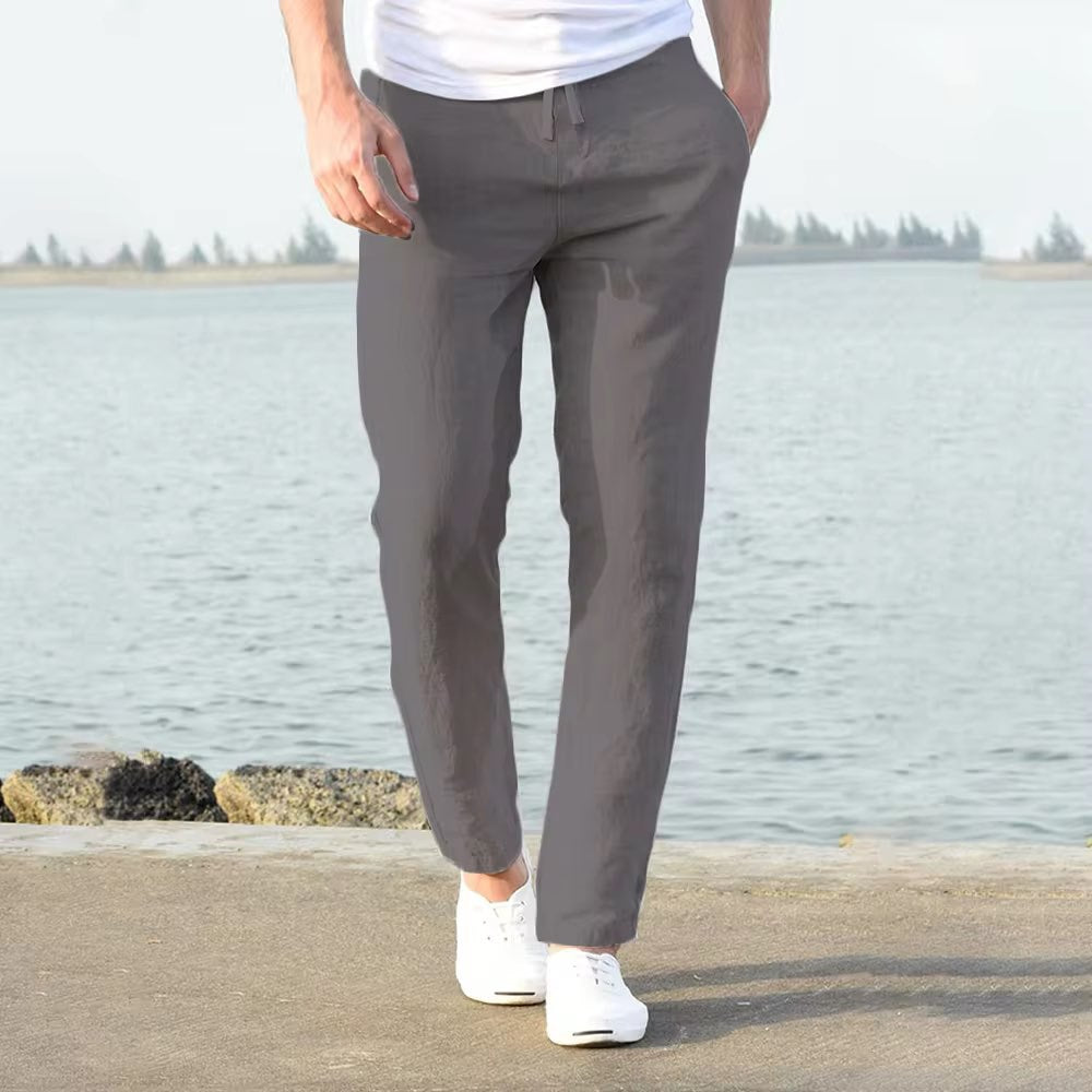 Men's trend straight long pants, Men Clothes