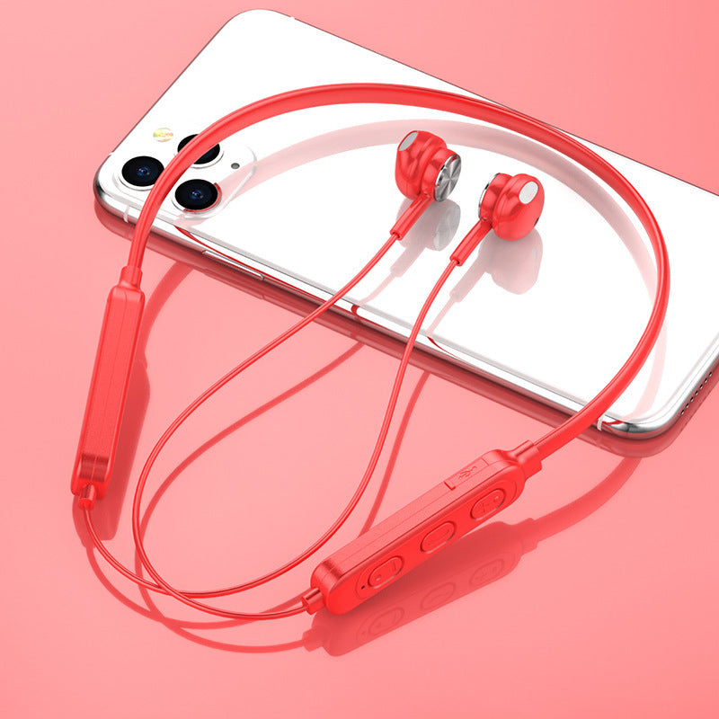 Neckband Bluetooth Headset with Noise Cancellation, Waterproof, Long Battery Life