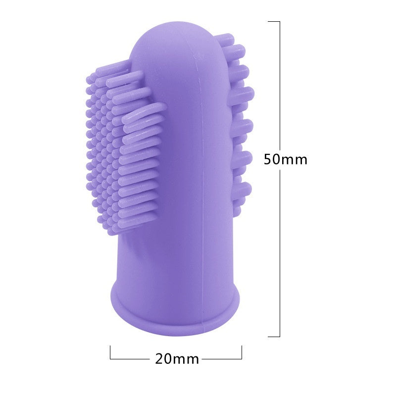 Pet Finger Toothbrush Dogs And Cats Oral Cleaning Tools