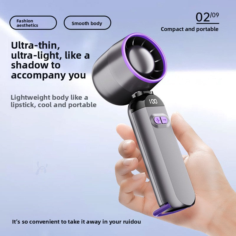 Powerful and strong wind handheld small fan