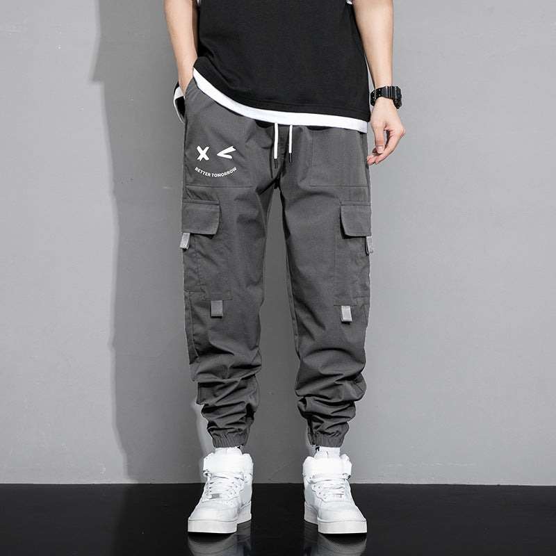 Loose-fitting casual work pants