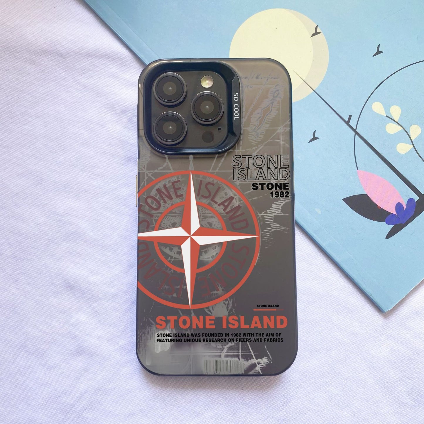 Pouzdro na mobilní telefon - styl Apple - Stone Island
