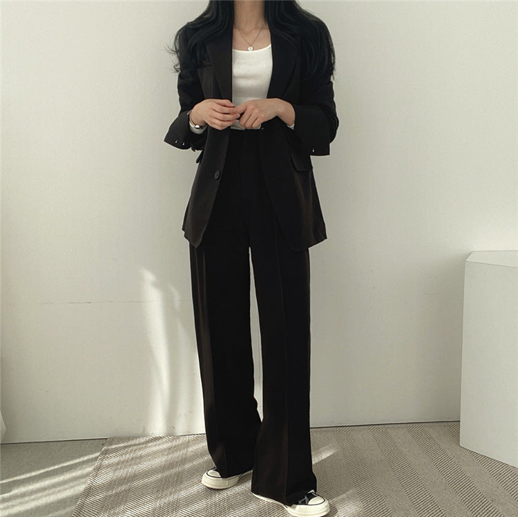 Women's Chic Suit Jacket and Pants Set, Women Clothes