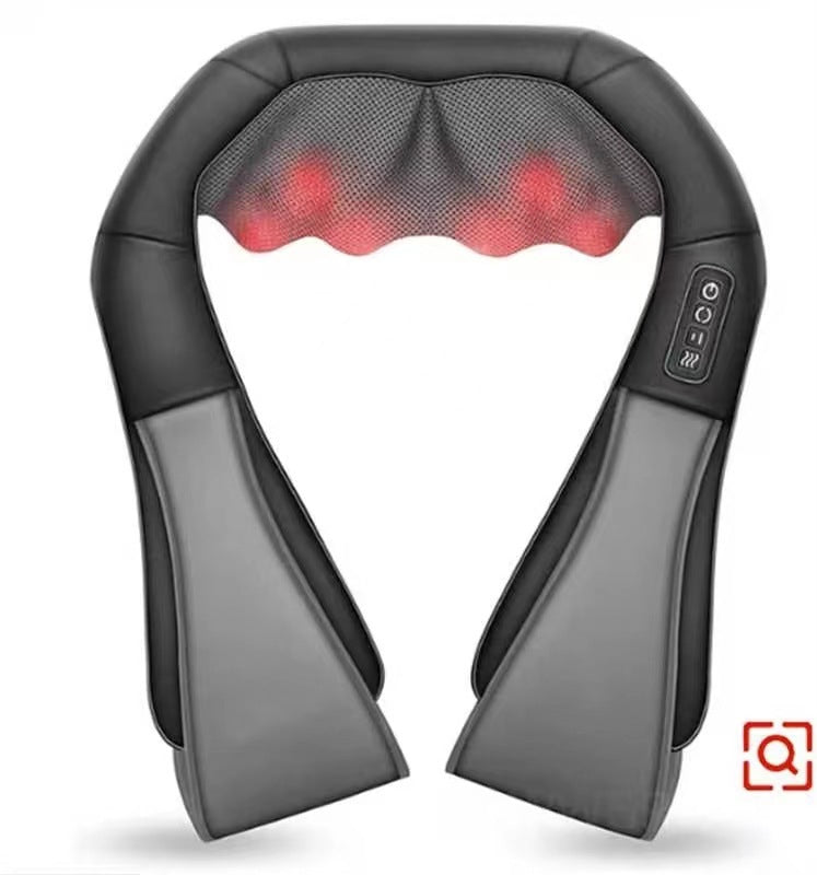 USB nabíjecí masážní přístroj na krk, trapézový sval, ramena, krk, pas, záda, šál, krk, hnětení celého těla