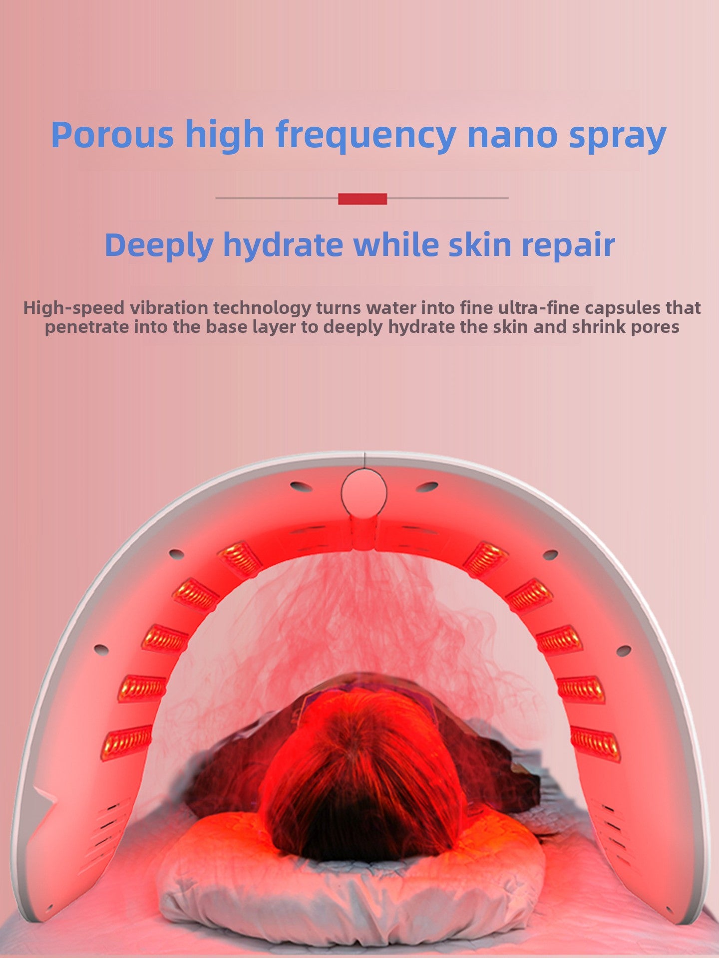 Seven-color beauty acne removal and skin rejuvenation device mask