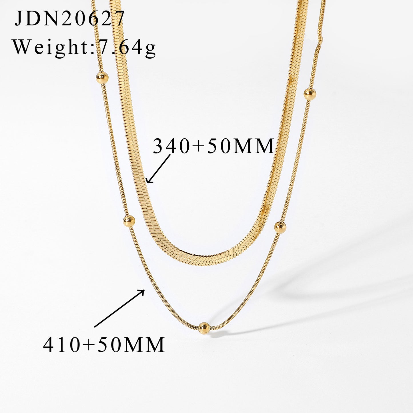 Fashion Stainless Steel Geometric Necklace with Titanium Pendant