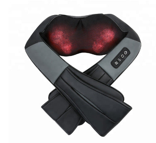 USB nabíjecí masážní přístroj na krk, trapézový sval, ramena, krk, pas, záda, šál, krk, hnětení celého těla