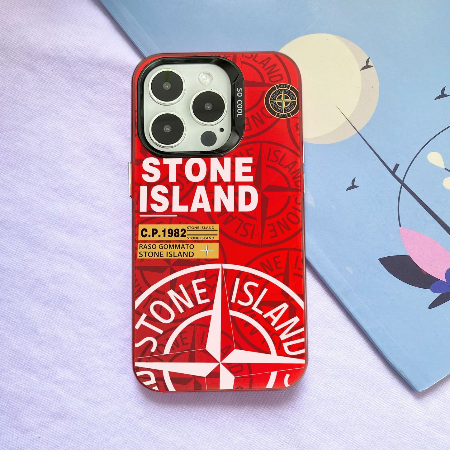 Pouzdro na mobilní telefon - styl Apple - Stone Island