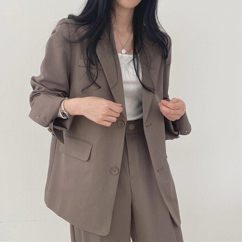 Women's Chic Suit Jacket and Pants Set, Women Clothes