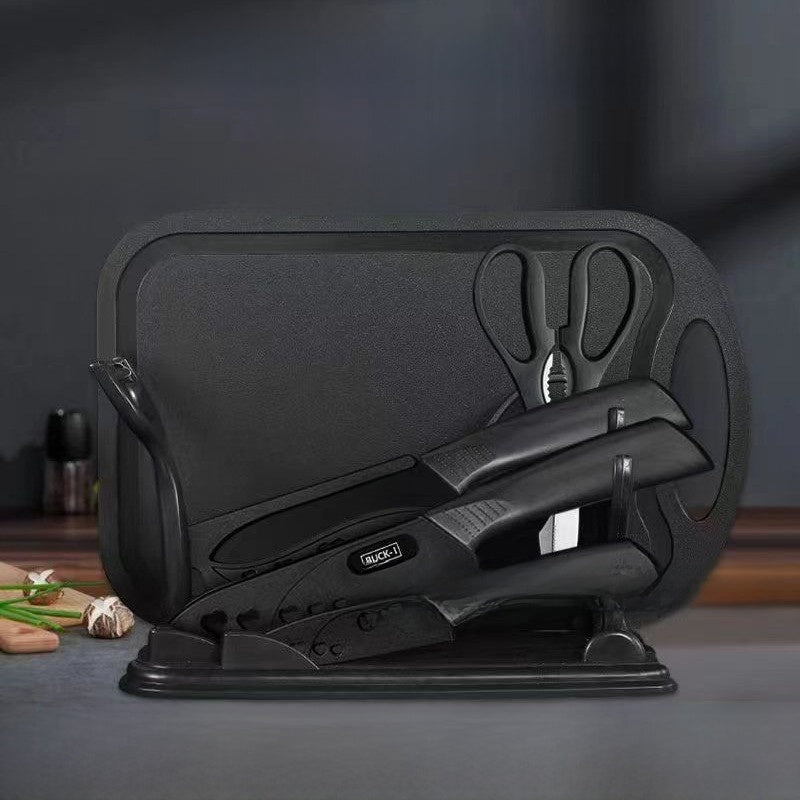 Stainless Steel Kitchen Knife and Cutting Board