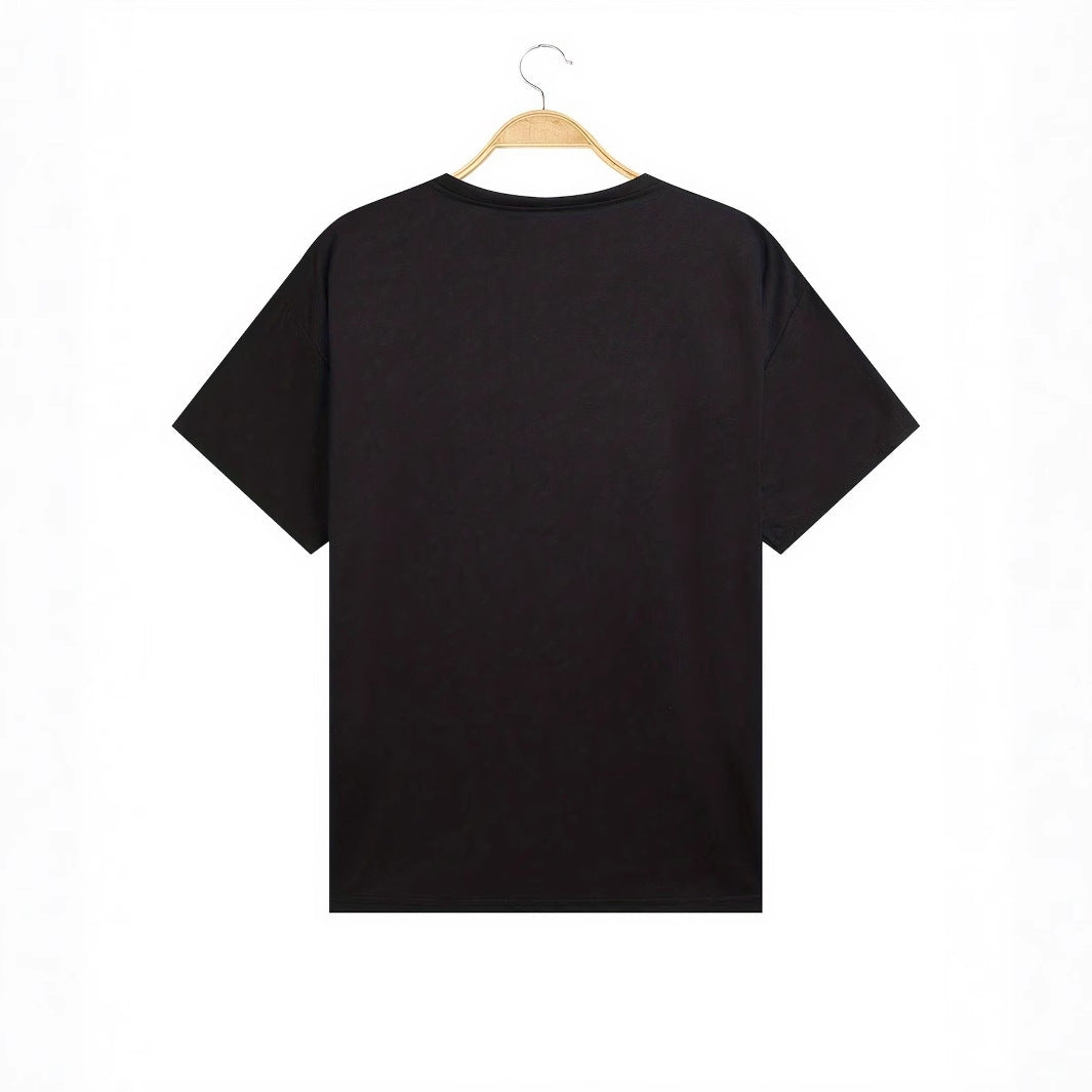 Men's Geometric Print Pure Cotton T-Shirt
