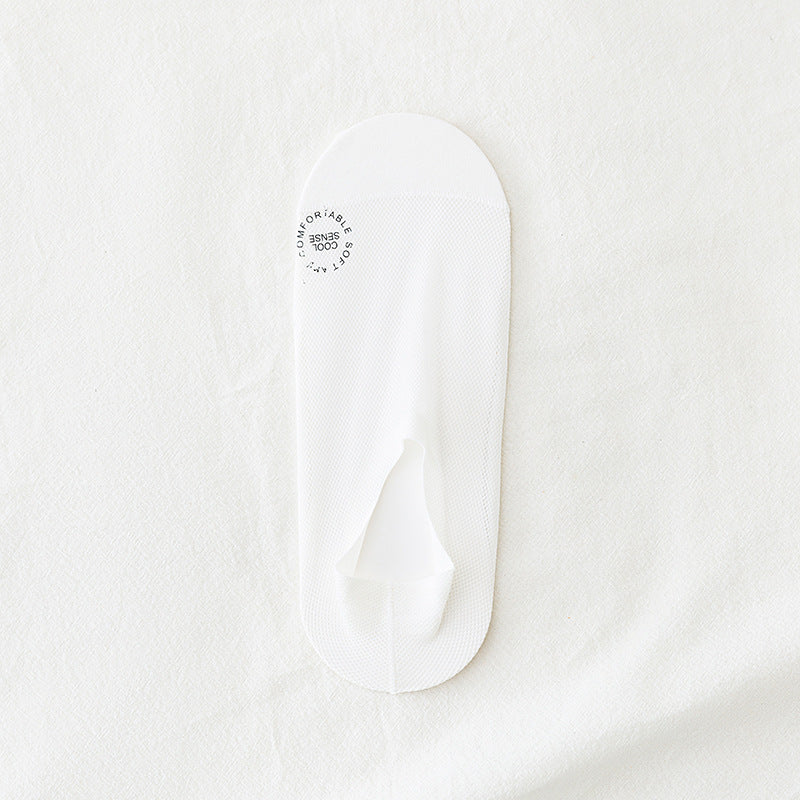 Boat socks Men's summer ice silk cool men's invisible socks