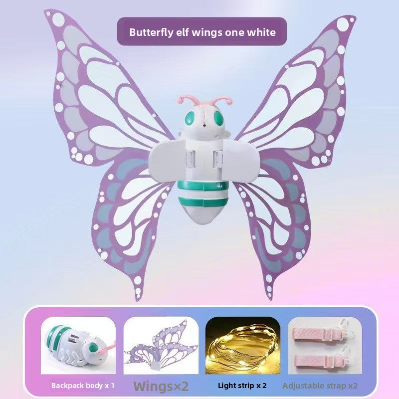 Children's Electric Luminous Moving Wings