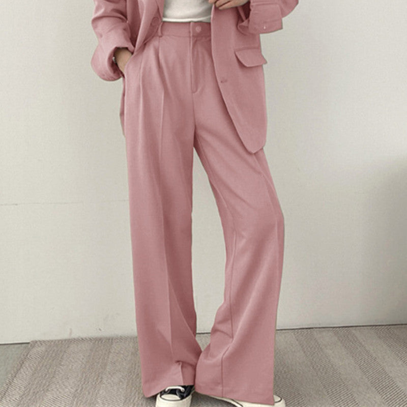 Women's Chic Suit Jacket and Pants Set, Women Clothes