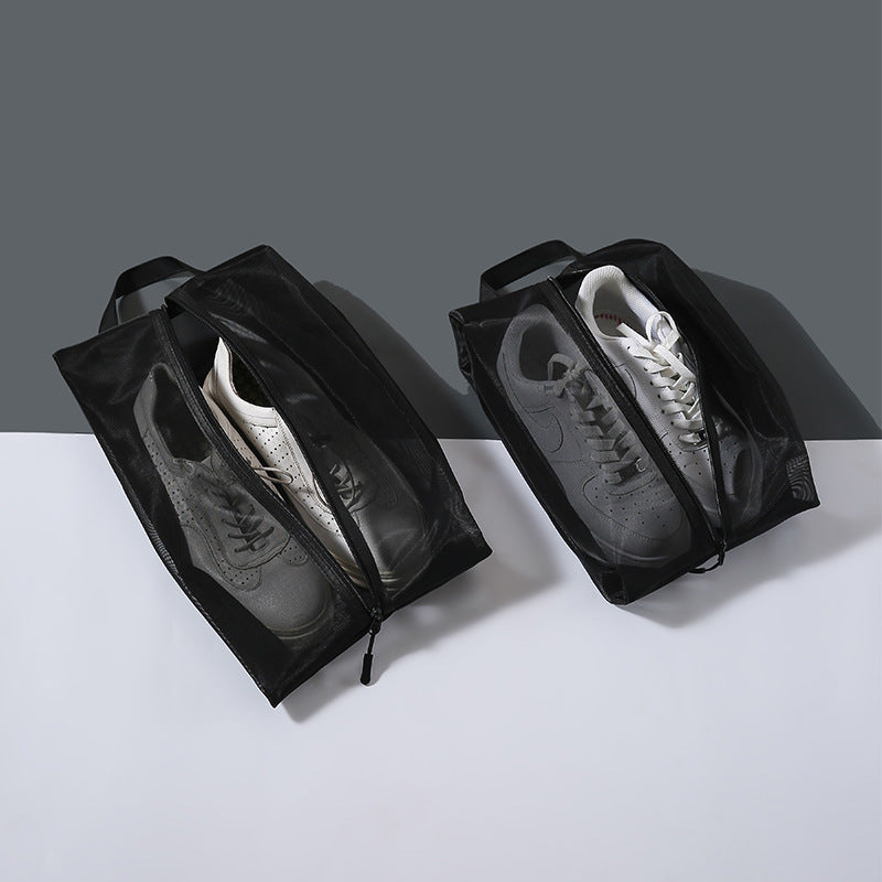 Hand-held travel, sports and fitness shoe bags