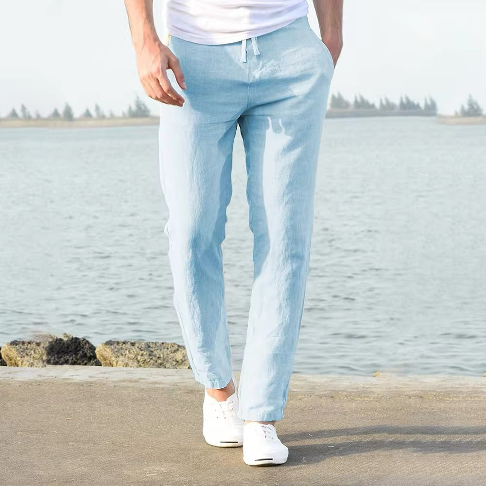Men's trend straight long pants, Men Clothes