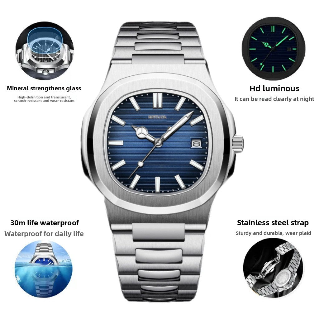 Luxury Men?s Watch ? Waterproof Ultra-Thin Design | Classic Business Style