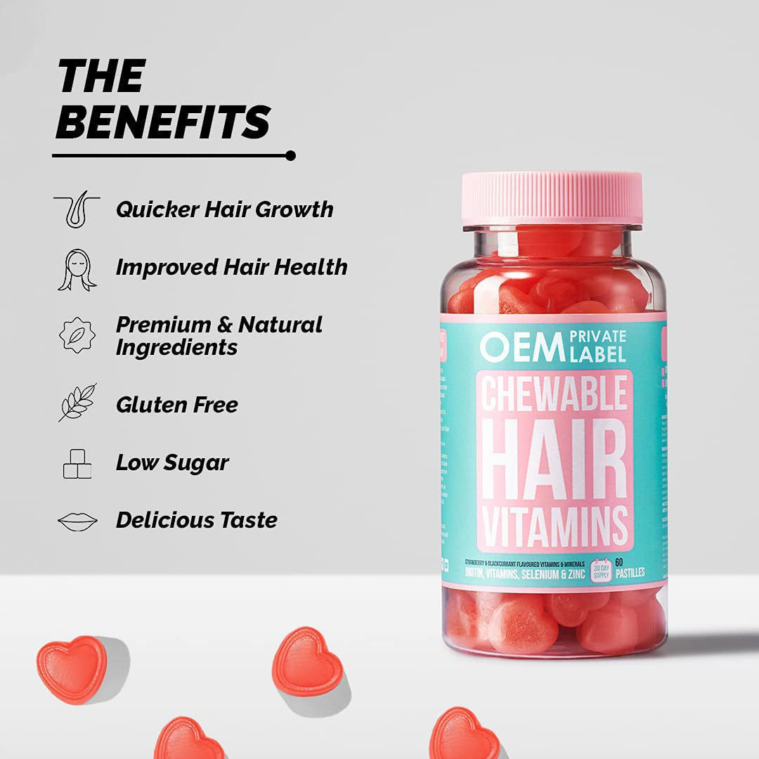 Kindergarten Amazon Popular Vitamin Gummies Hair Gummies Hair Gummies Biotin Gummies Wholesale Export