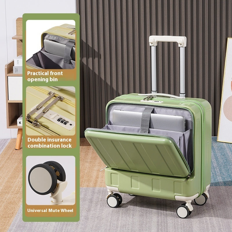 New Full-opening Multi-functional Luggage 18-inch, travel Luggage