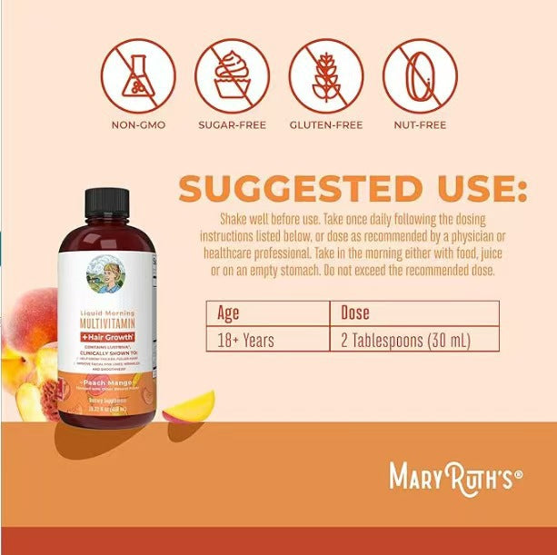Liquid Multi-Vitamin Hair Growth Supplement