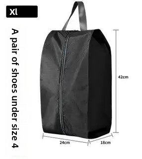Hand-held travel, sports and fitness shoe bags