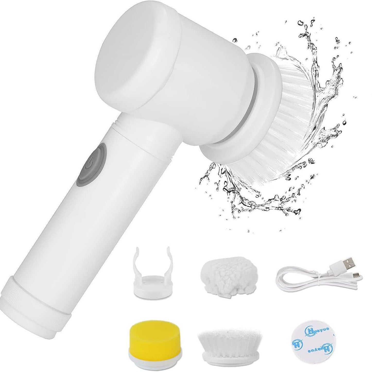 Soft-bristled wireless multi-functional electric shoe brush
