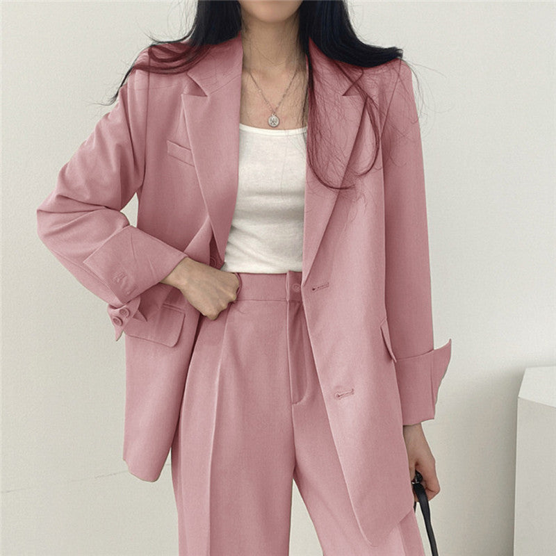 Women's Chic Suit Jacket and Pants Set, Women Clothes