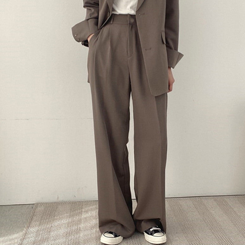 Women's Chic Suit Jacket and Pants Set, Women Clothes