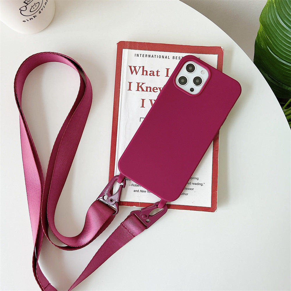 Silicone Crossbody Phone Case iphone 17