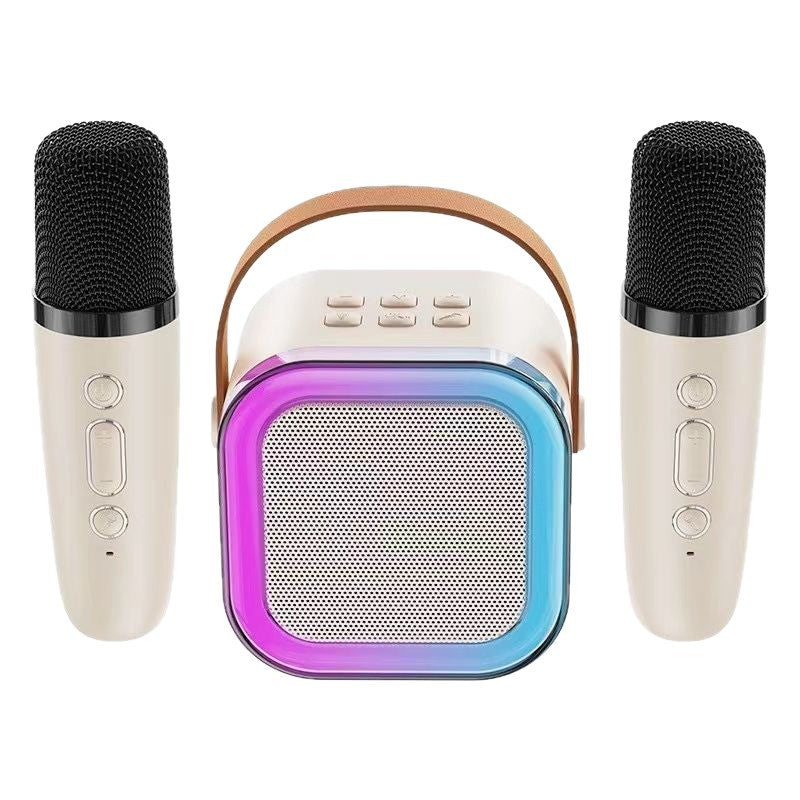 Přenosný Bluetooth reproduktor s karaoke mikrofonem=