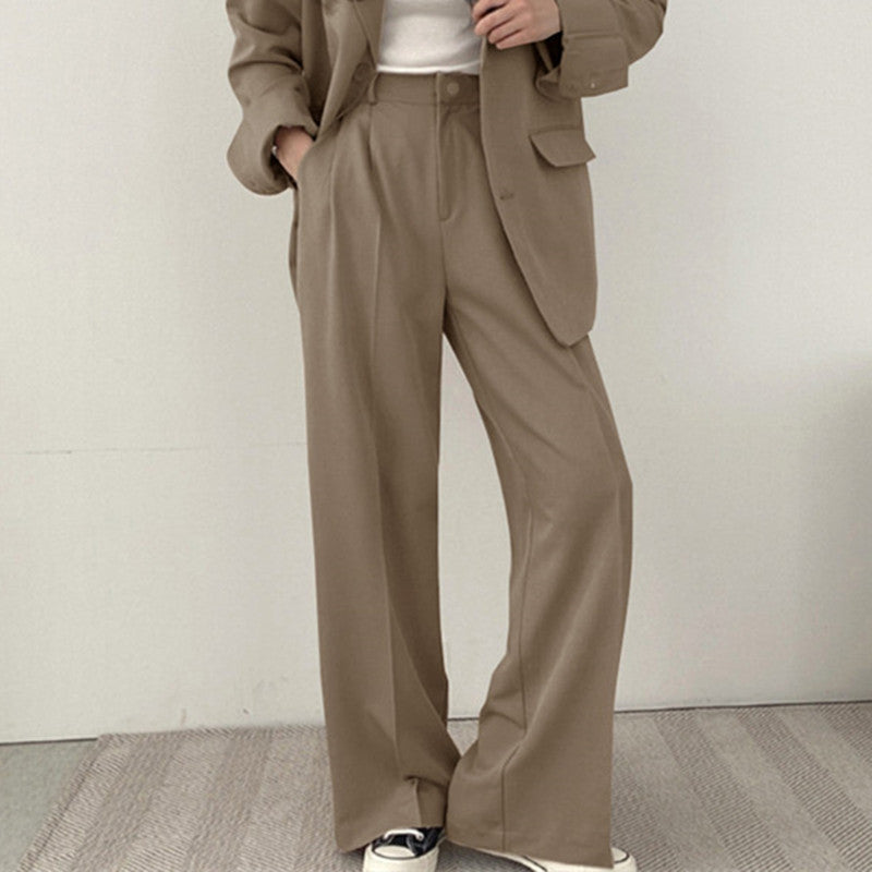 Women's Chic Suit Jacket and Pants Set, Women Clothes