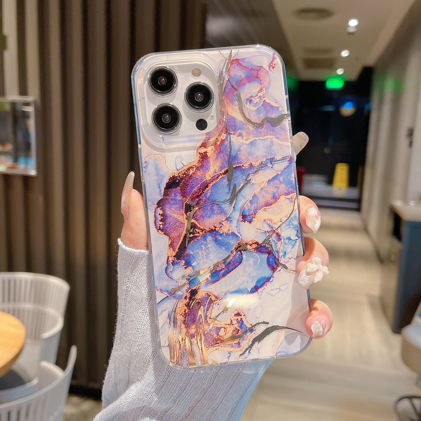 iPhone 17 Marble Case ? Lustrous Luxury Shell, Slim & Protective