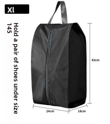 Hand-held travel, sports and fitness shoe bags