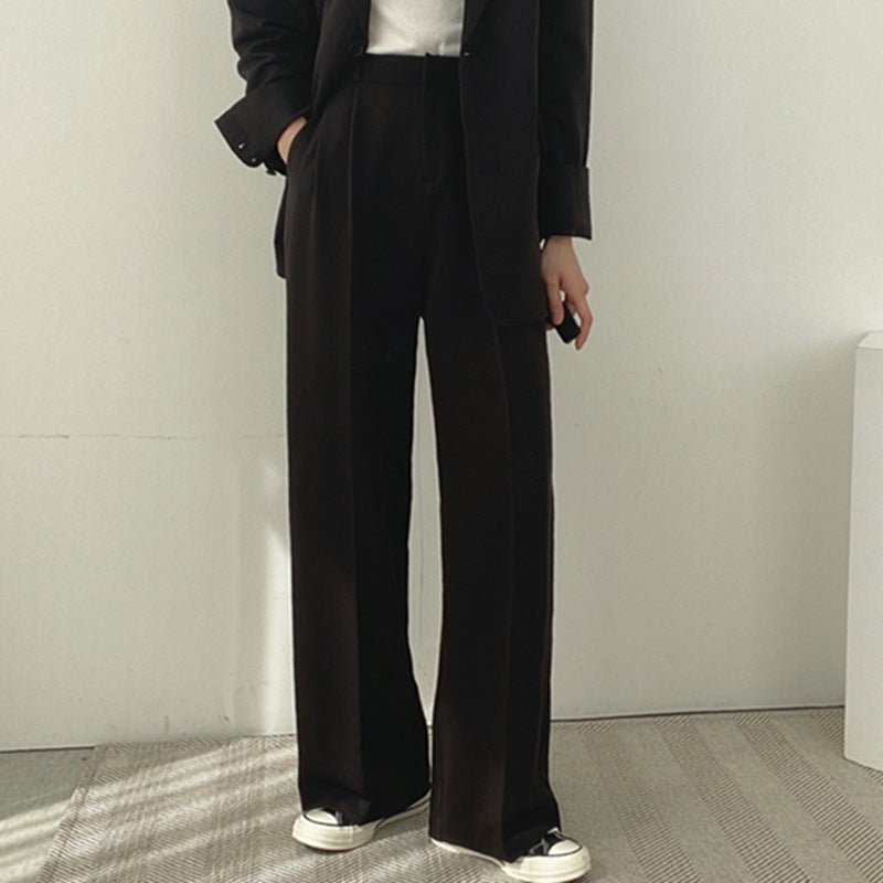 Women's Chic Suit Jacket and Pants Set, Women Clothes
