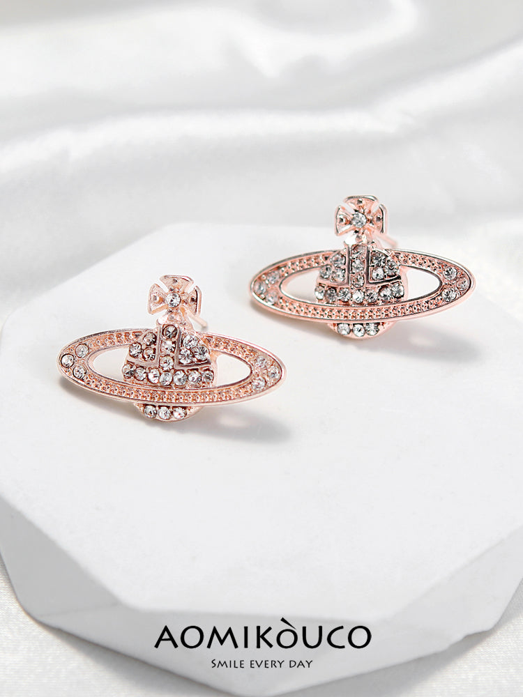 Luxusní a elegantní náušnice s diamanty